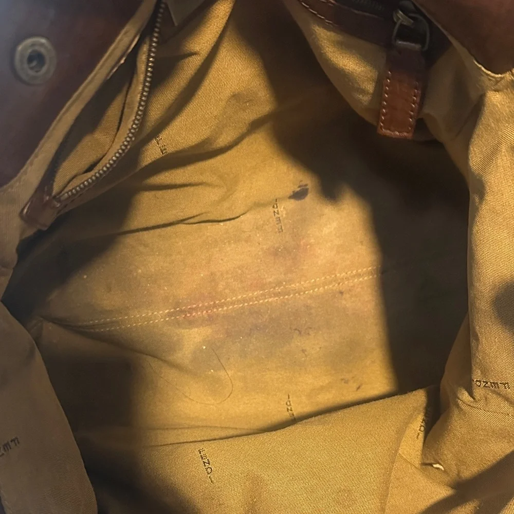 Fendi Brown Monogram Zucca Canvas Shoulder Bag